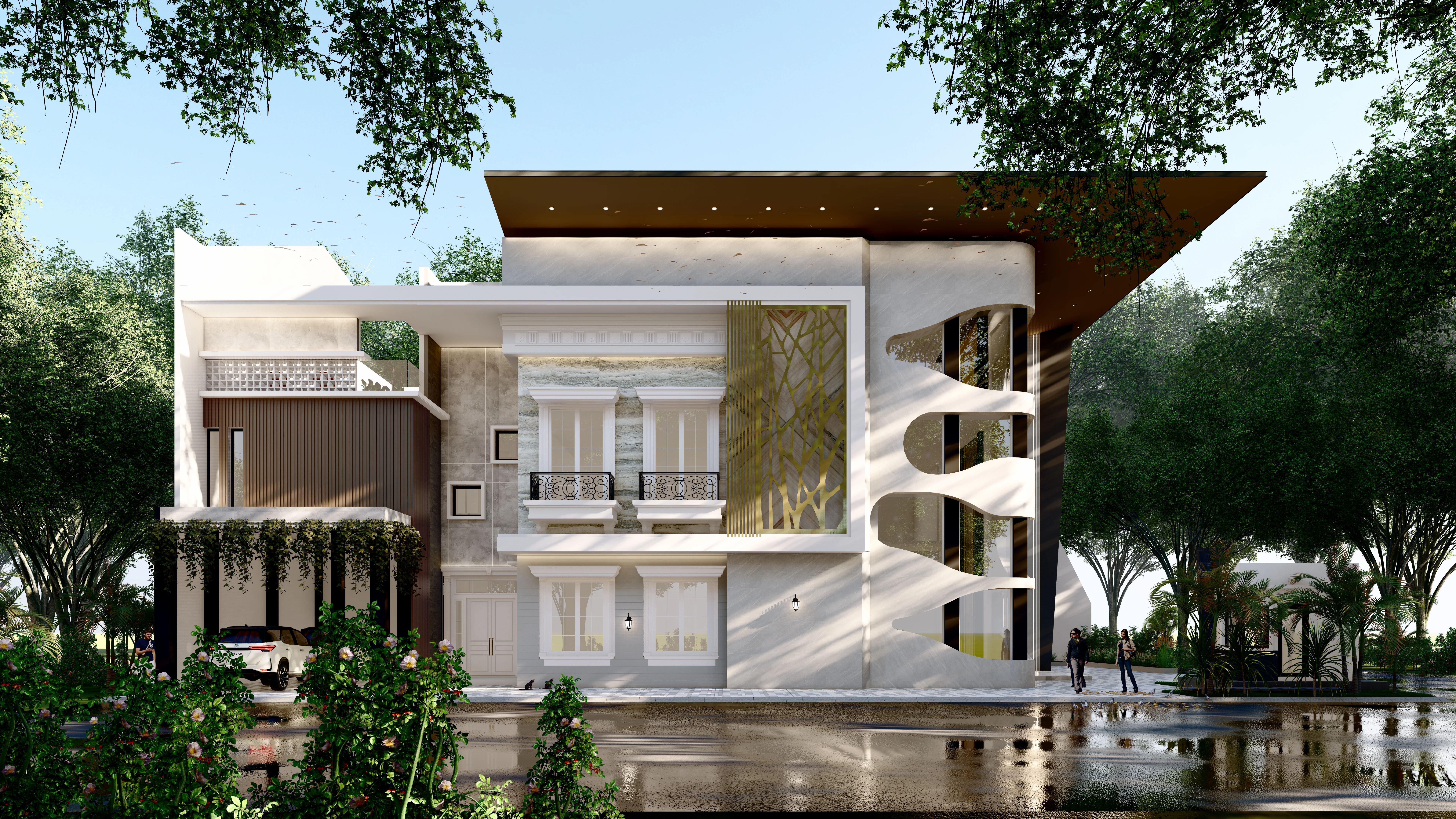 Gedung Biru Maswindo — Desain Bangunan 1