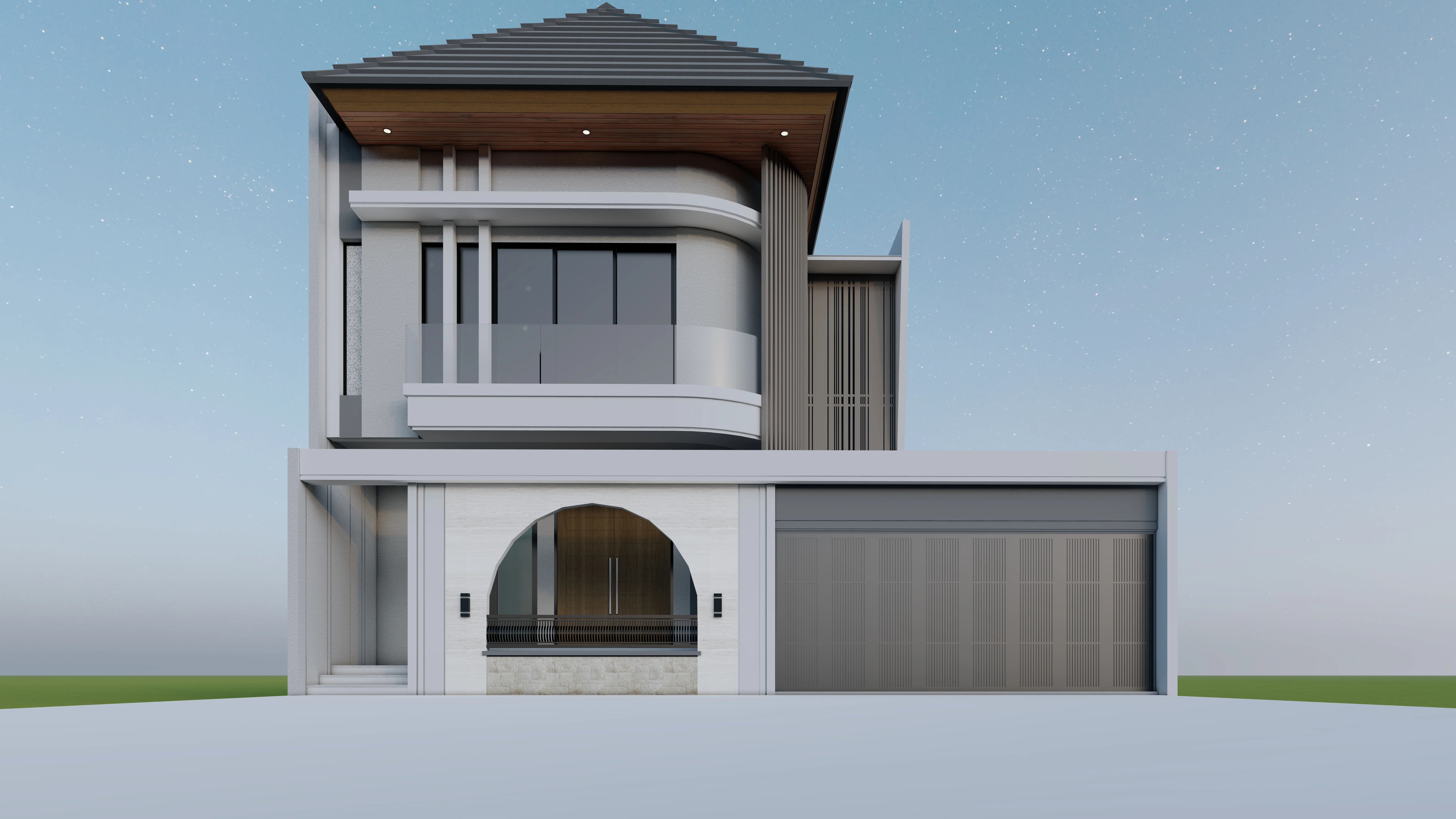 Rumah Bp. Achmad Madura — Desain Bangunan 1