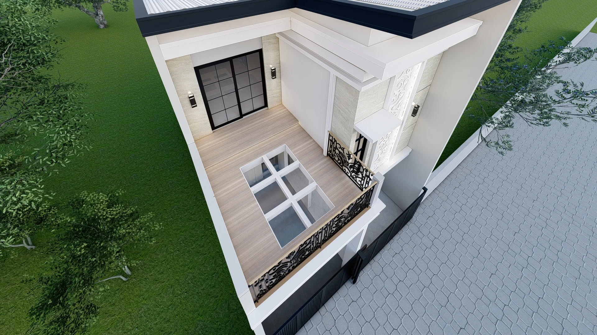Rumah Bp. Zaman — Desain Bangunan 2