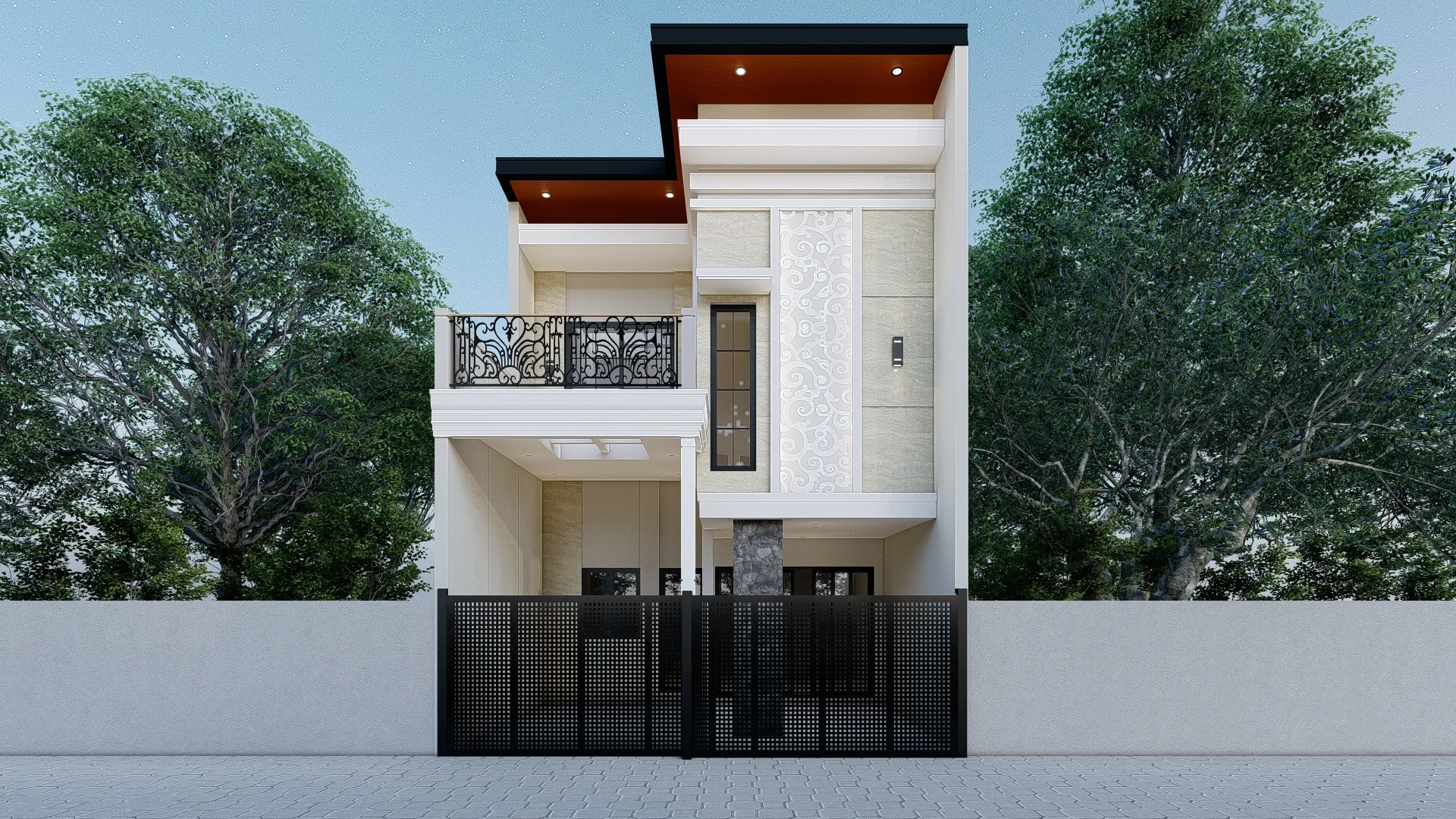 Rumah Bp. Zaman — Desain Bangunan 1