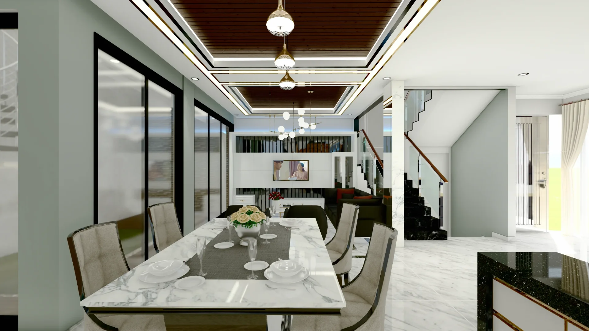 Interior Bu Ocha — Desain Interior 25
