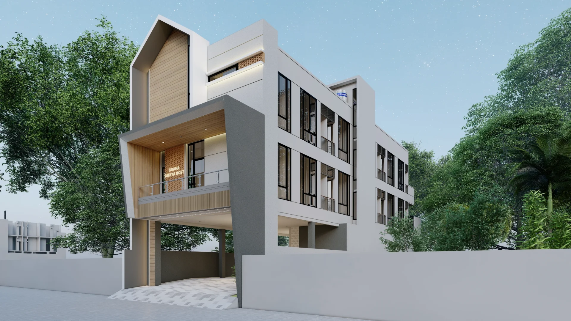 Kost Bu Dewi — Desain Bangunan 3