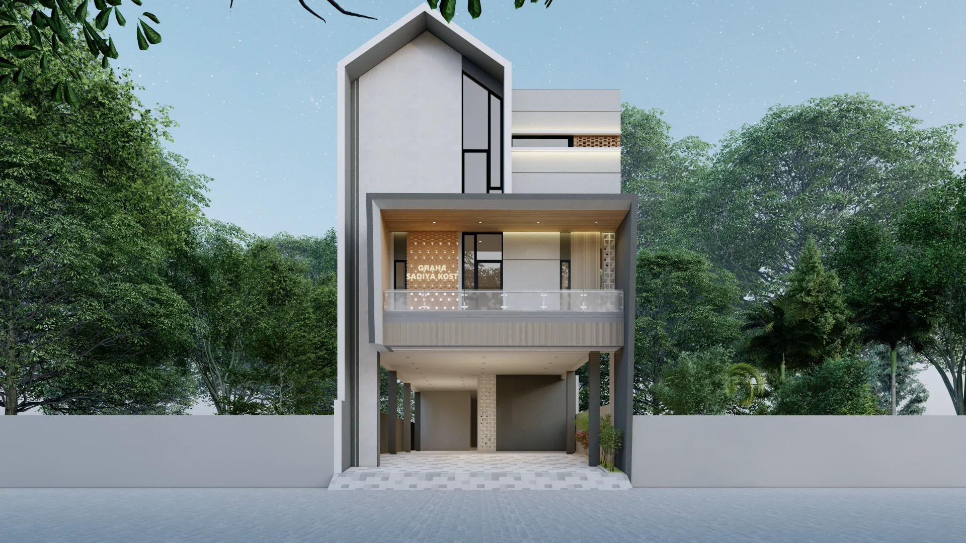Kost Bu Dewi — Desain Bangunan 1