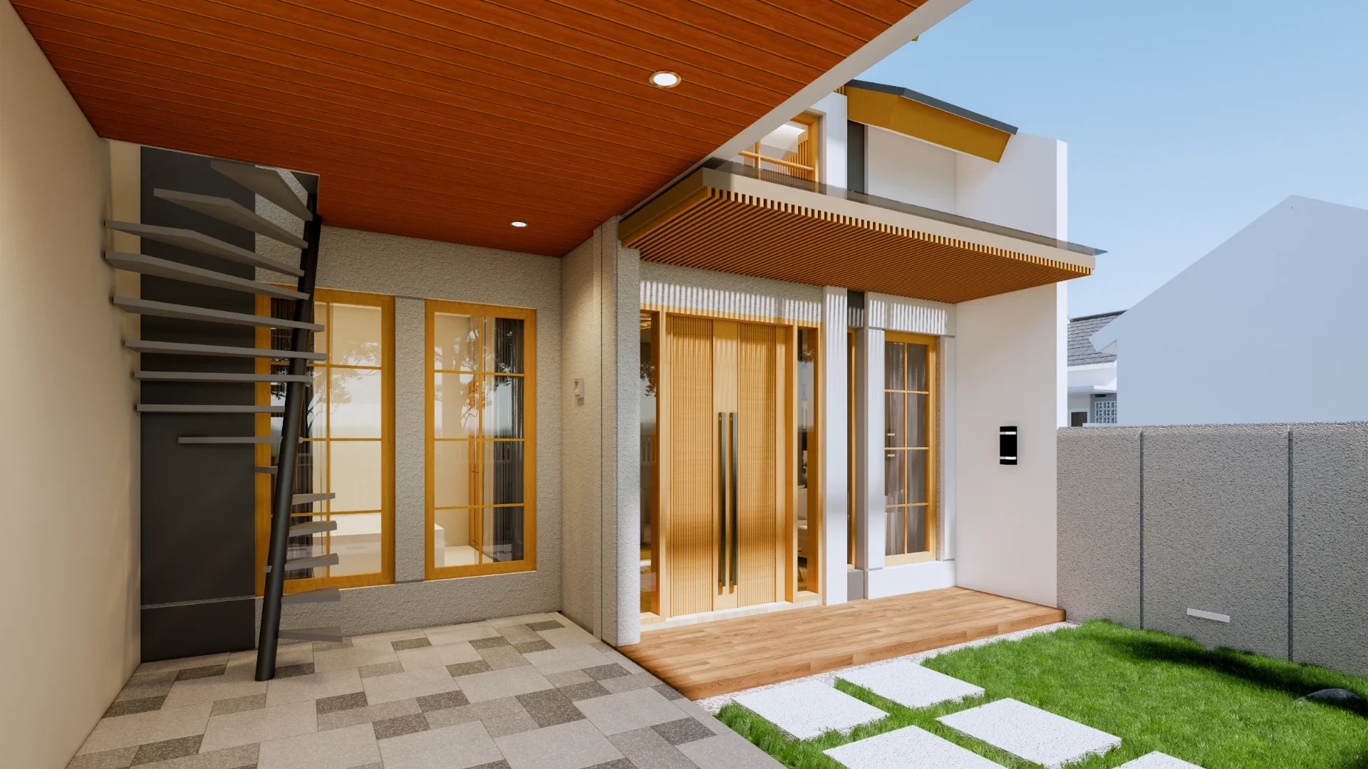Rumah Pak Frizky — Desain Bangunan 6