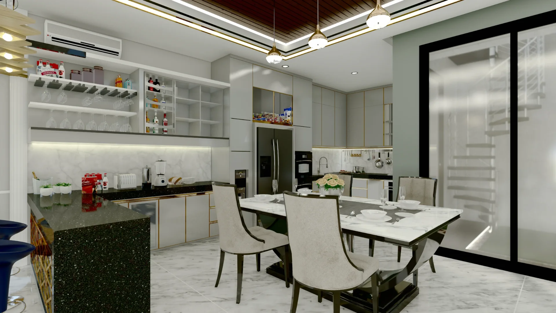 Interior Bu Ocha — Desain Interior 30